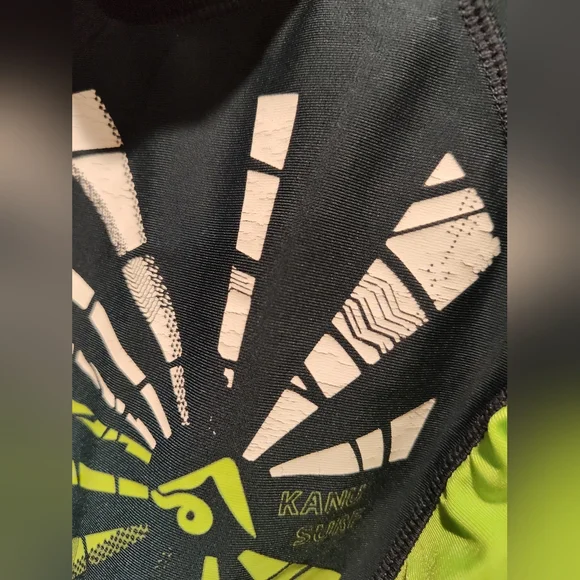 Kanu Navy/Green Rash Guard - Picture 3 of 4